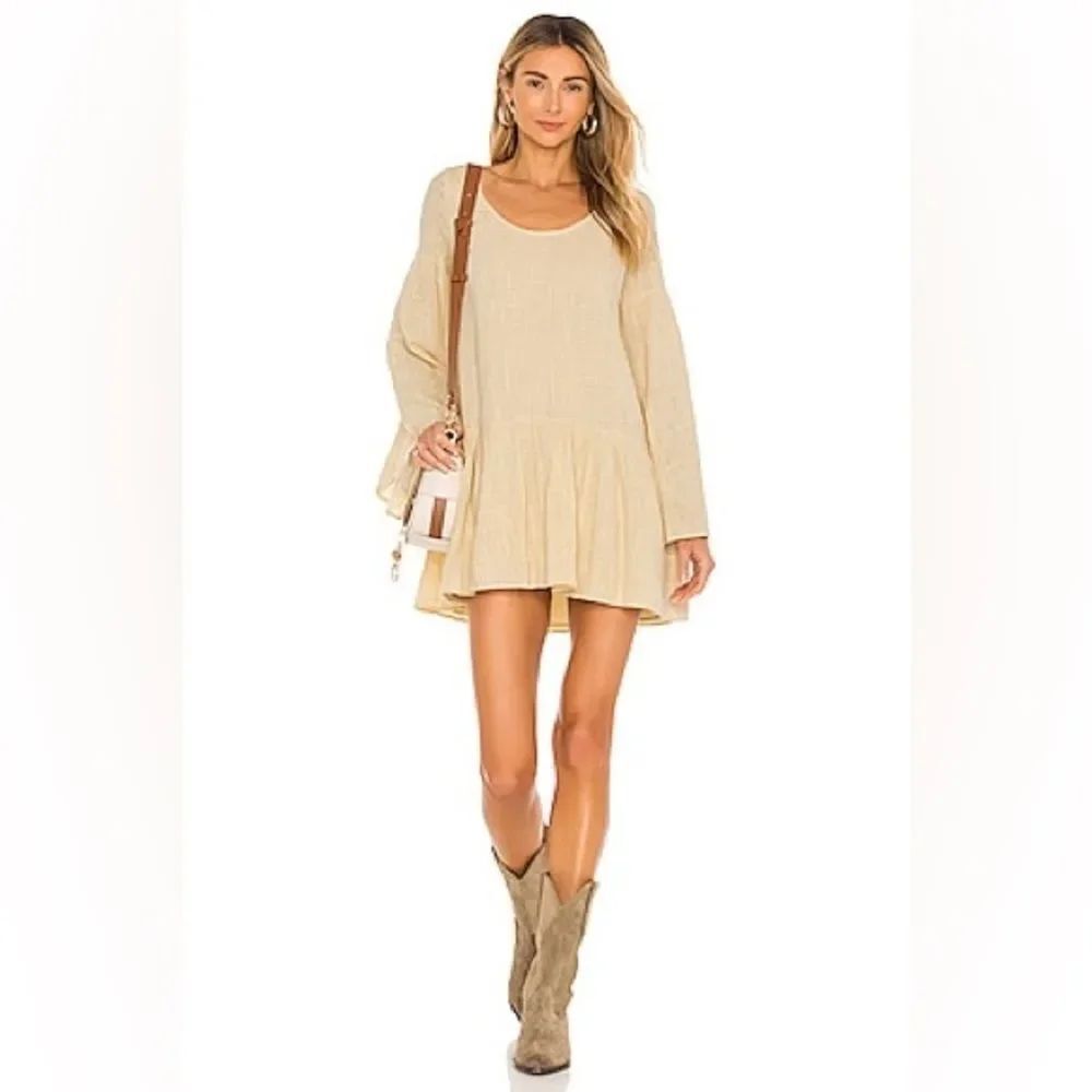 Free People Kyleigh Mini Dress in Sunbath